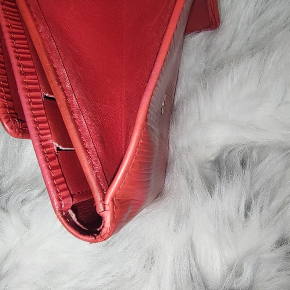 vintage Louis Vuitton epi wallet 90s Elise portefeuille trifold - Picture 11 of 16